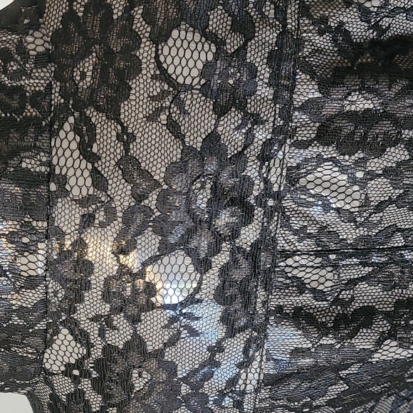 Chaus Roman Holiday vintage lace rain jacket waterproof size L - Picture 8 of 14